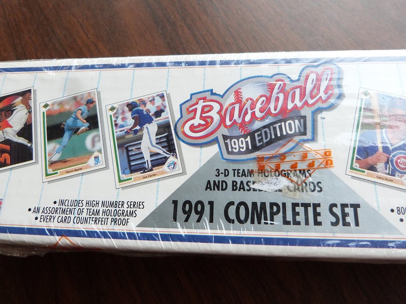 أبير ديك المجموعة الكاملة لبطاقات البيسبول MLB من Upper Deck لعام 1991 (800 بطاقة) - Image 2